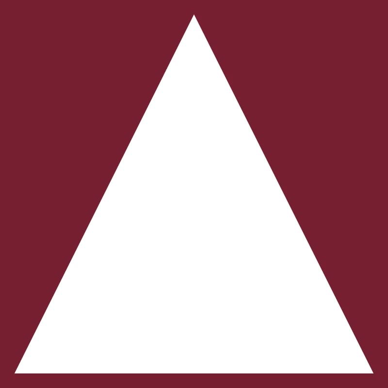 Triangle white