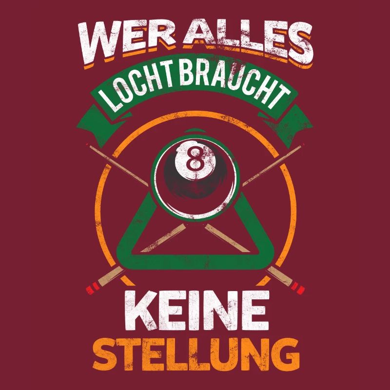 Lustiges Billard Spruch Geschenk