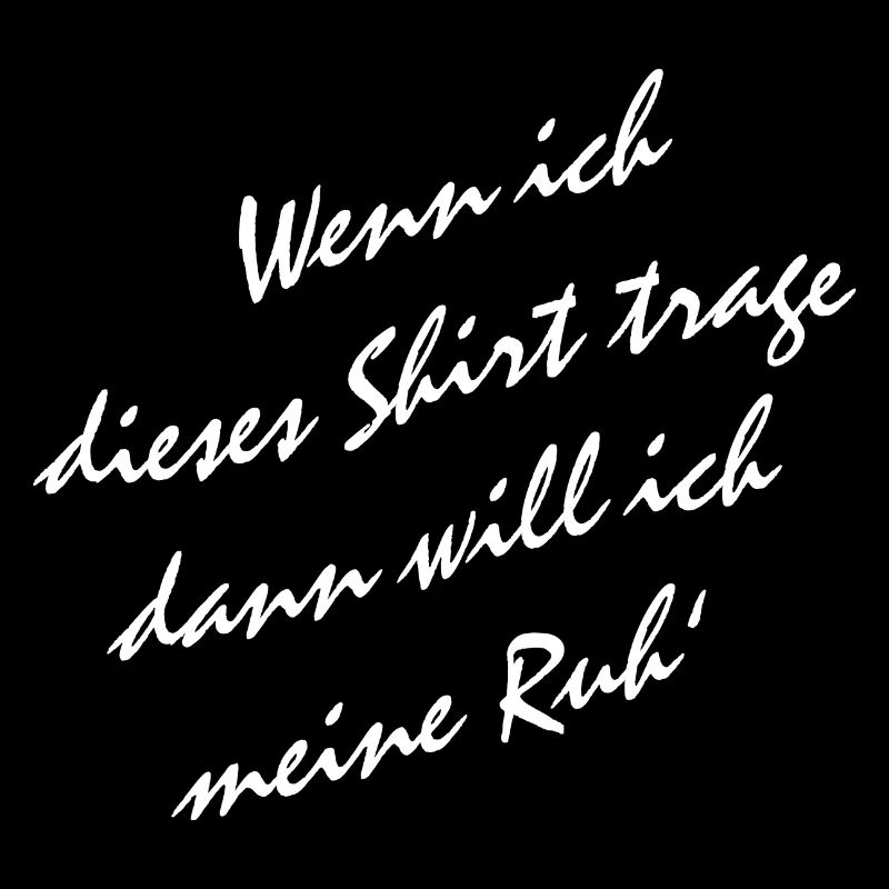 Ich will einfach nur meine Ruhe