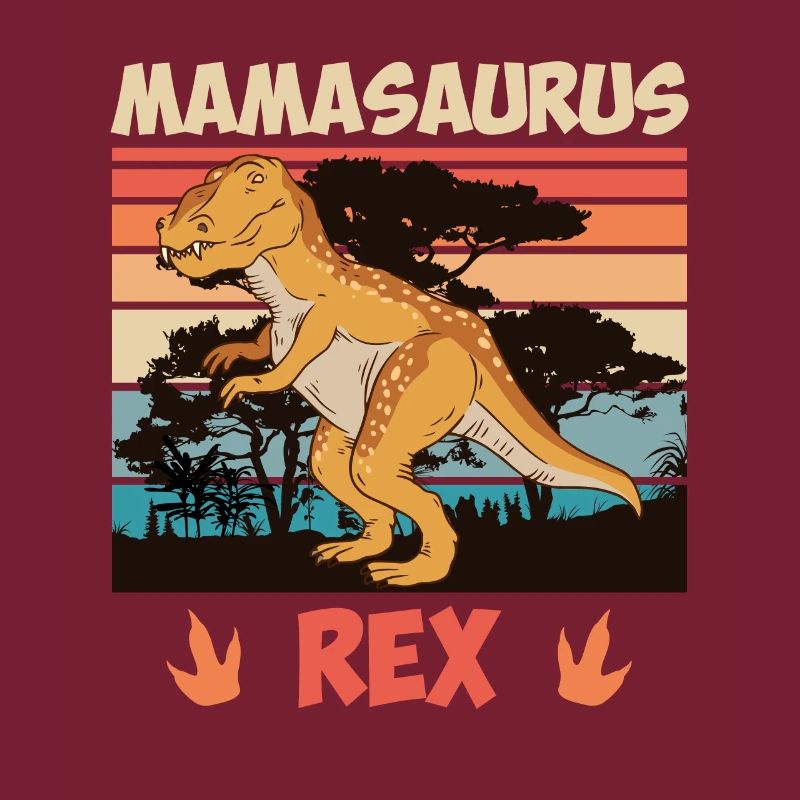 Dinosaurier Kinder Mamasaurus Rex Mutter Mama