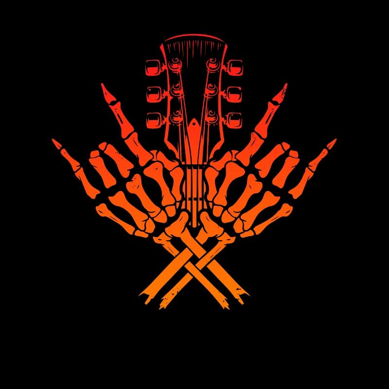 Rock & Roll Rock Metal Ich spiele Gitarre