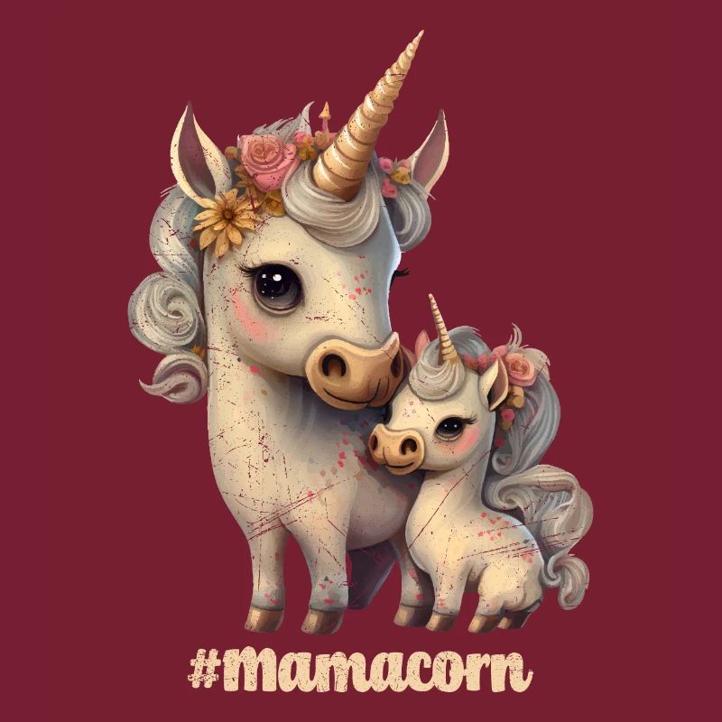 Mamacorn Muttertag Einhörner Mama Einhorn