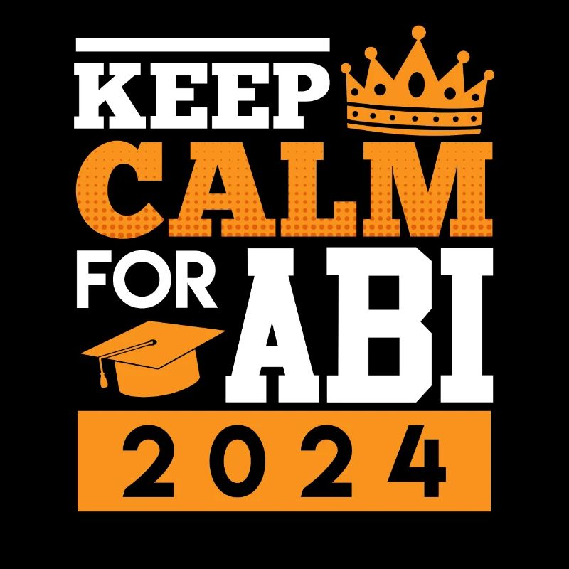 Abiturient KEEP CALM pour ABI 2024 ABITUR