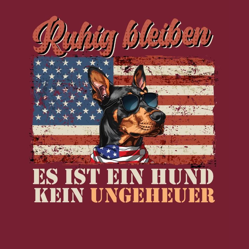 Doberman RUHIG BLEIBEN ES IST EIN DOBERMANN KEIN