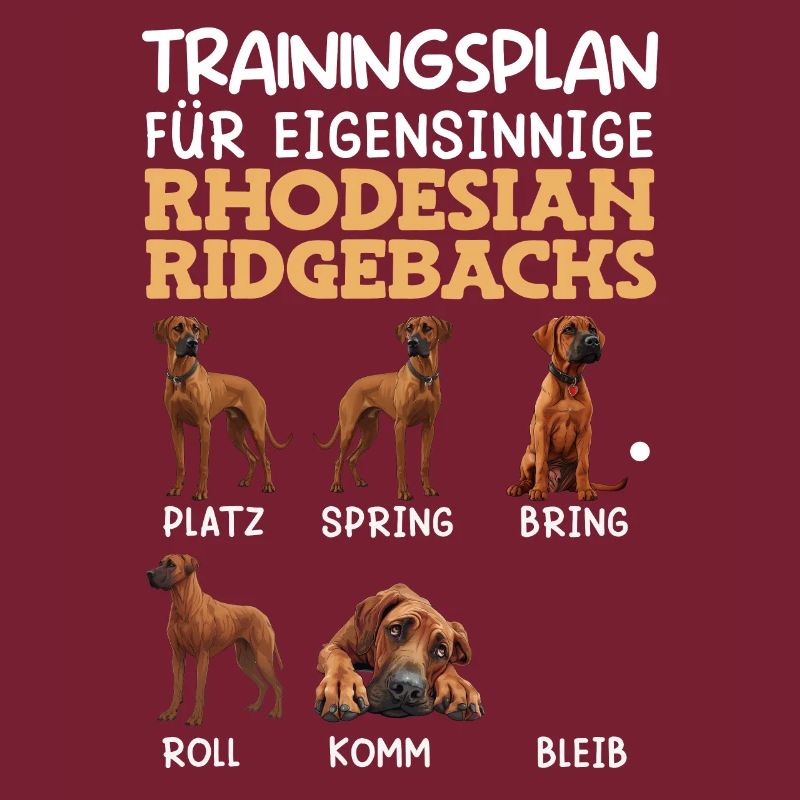 Rhodesian Ridgeback TRAININGSPLAN Eigensinniger