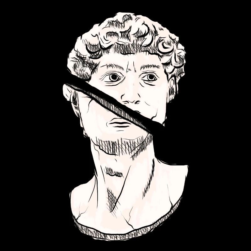 Art Academia Esthétique David Statue Statue grecque