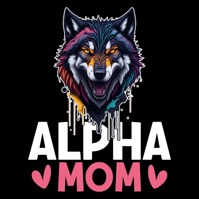 Weiblicher Alpha-Wolf
