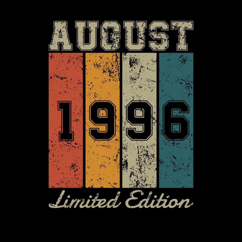 Geburtstag: August 1996 - Limited Edition Retro