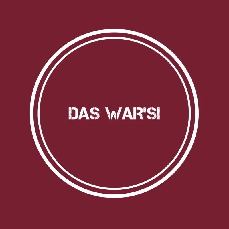 das war es