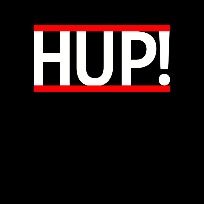 HUP! white and red