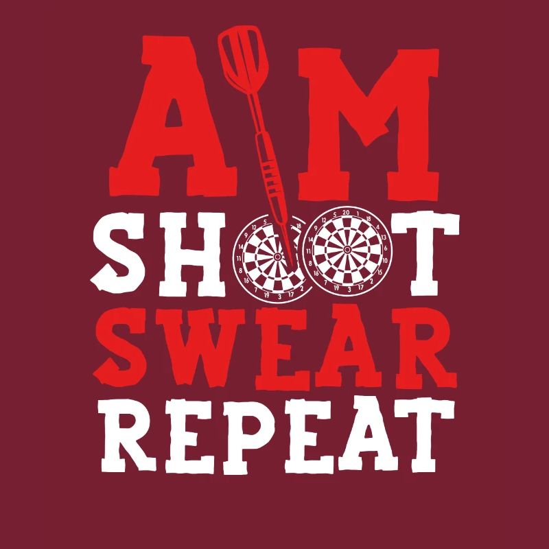 Target shooting, swearing, repeating