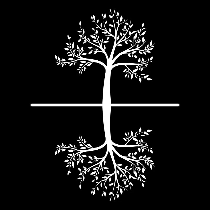 Mutter Erde Baum Reflektion Natur Geschenk