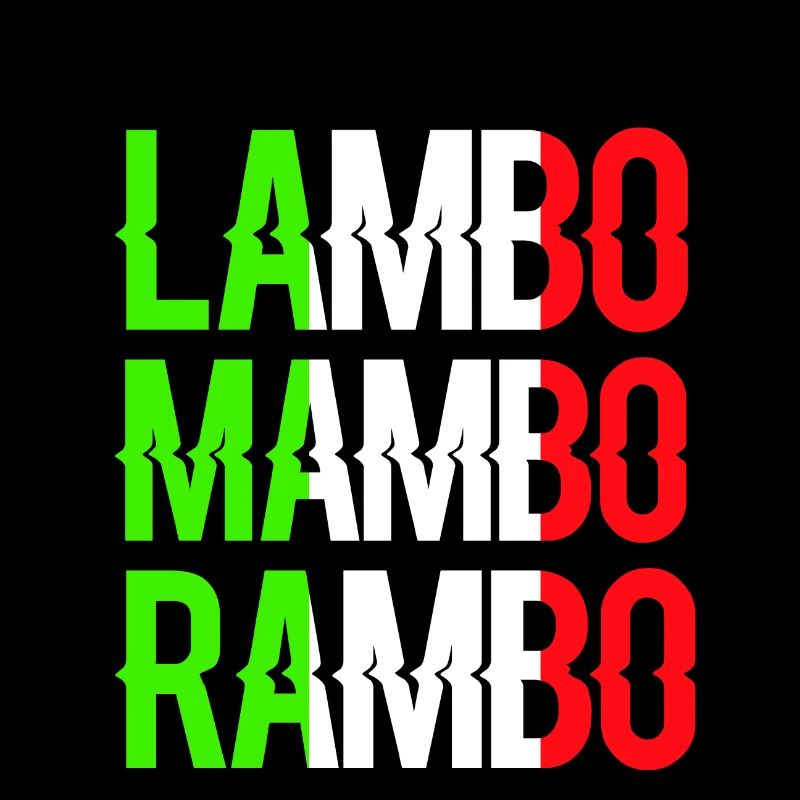 Lambo Mambo Rambo Pun Funny
