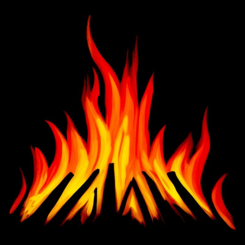 Campfire Camping Nature Falmmen Fire Flame 1
