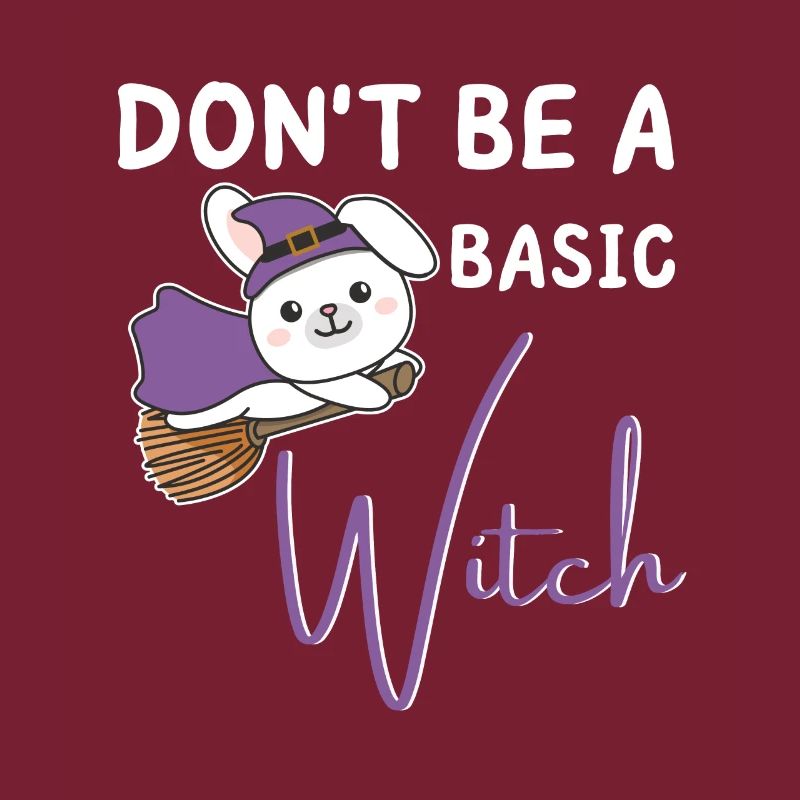 Hase Halloween Hexen don't be a basic witch