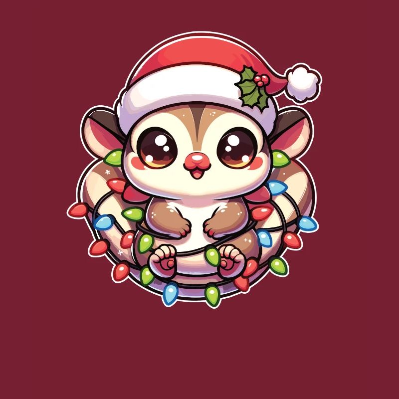 Christmas String Lights Sugar Gliders