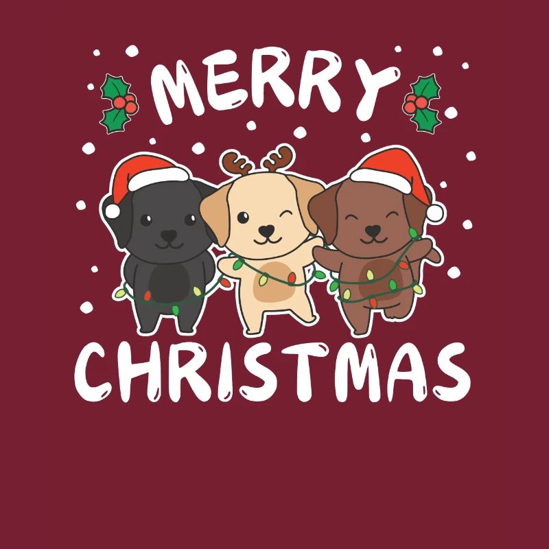 Joyeux Noël doux Labrador