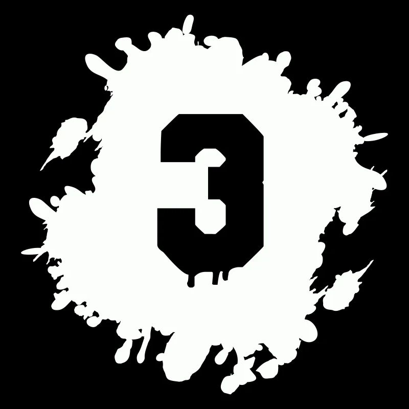 3 klecks
