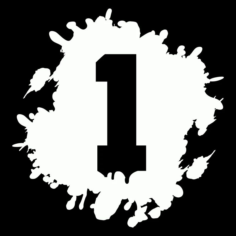 1 klecks