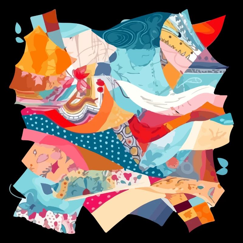 Patchwork aus Stoff Nr. 3