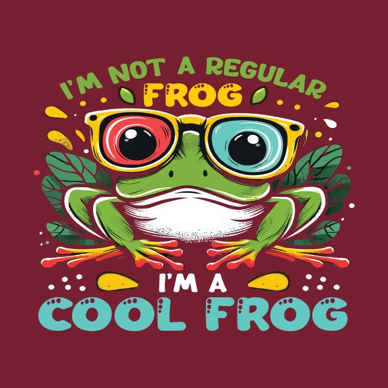 I ́m not a regular Frog im a cool Frog