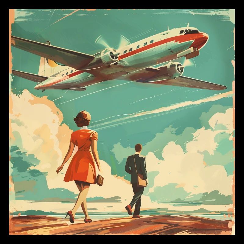 Vintage Airline Ad (fictional)