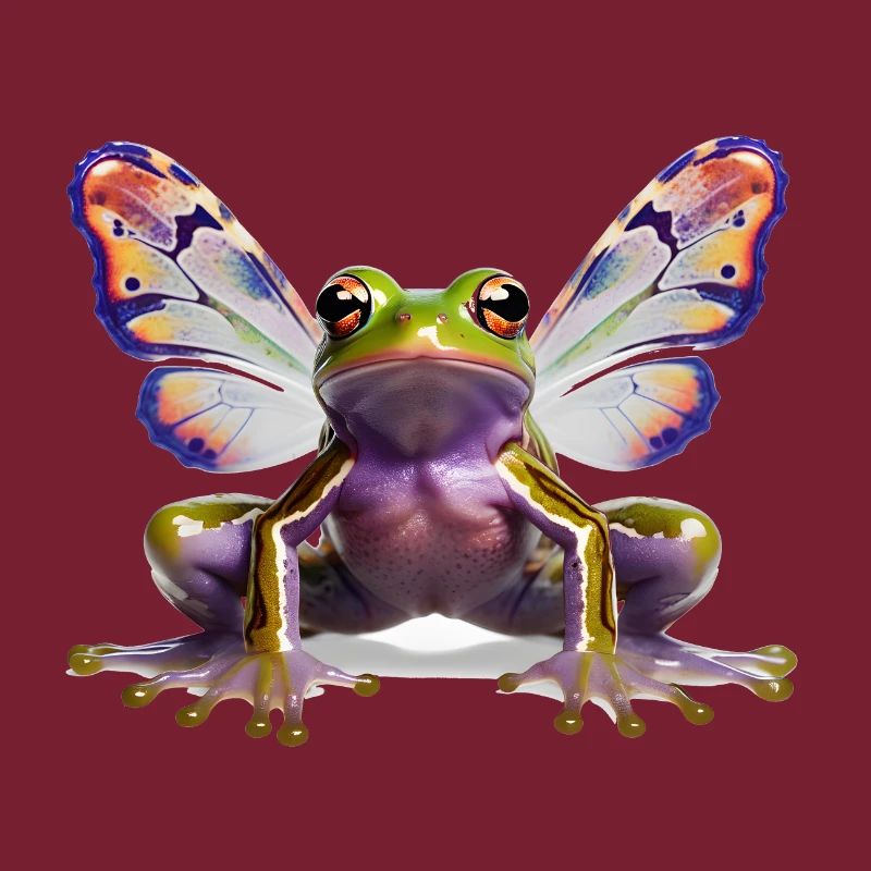 Psychedelic Goa Butterfly Frog