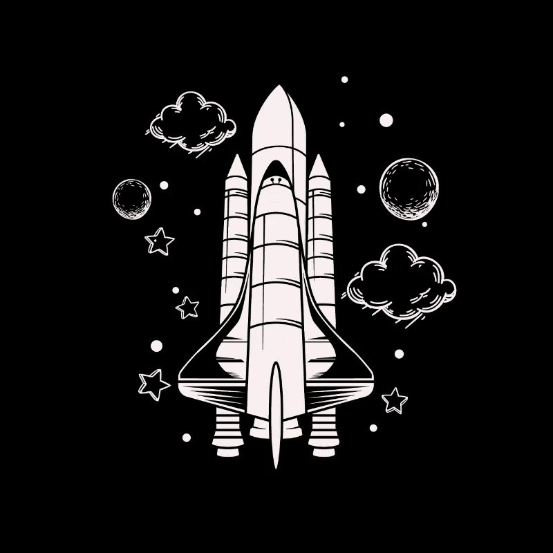 Vaisseau spatial - Astronaute spatial de fusée