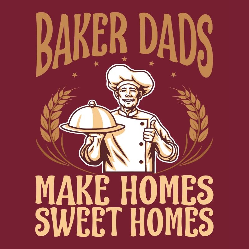 Lustiges Bäcker Papa Konditor Vater Geschenk