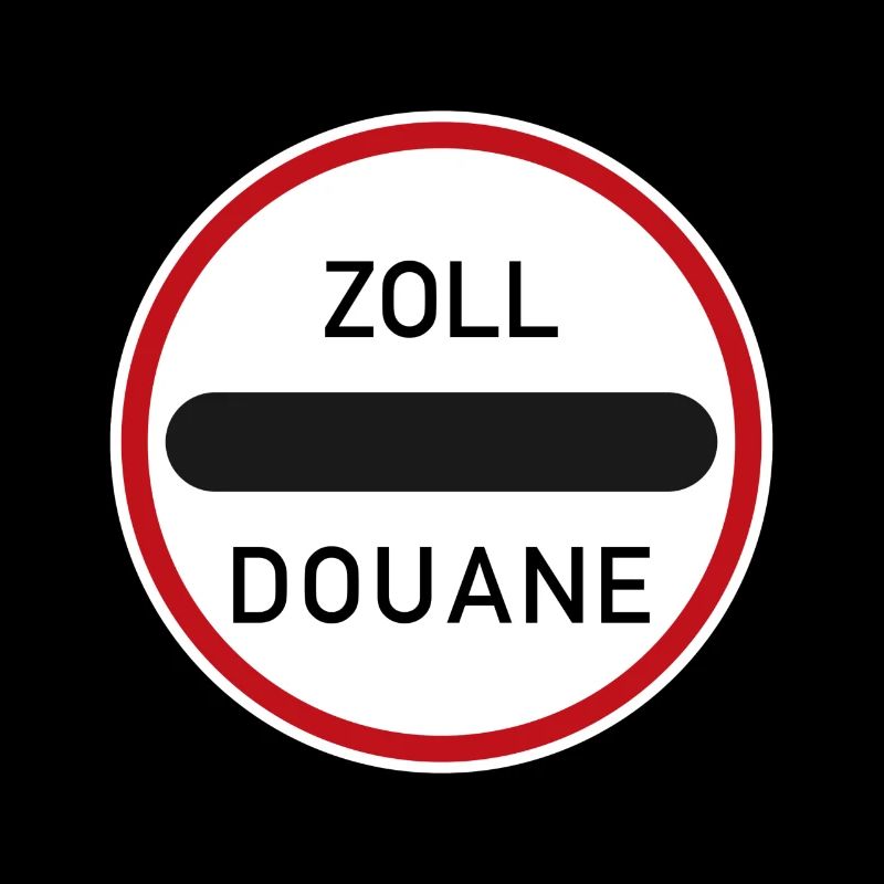 Road sign inch douane