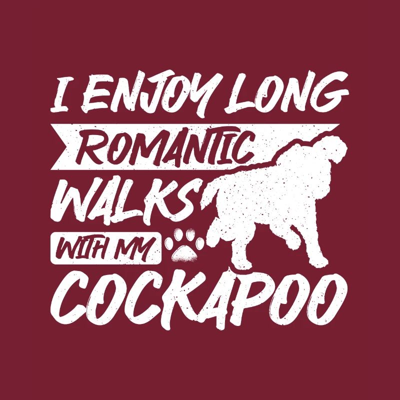 Long romantic walks with my cockapoo