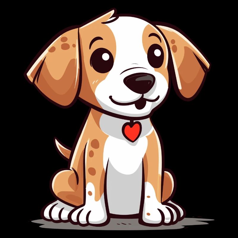 Conception de chien mignon pour les propriétaires de chiens