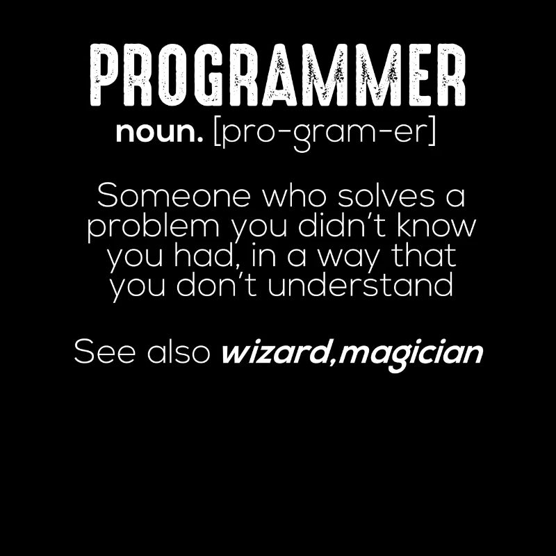 Signification drôle programmeur
