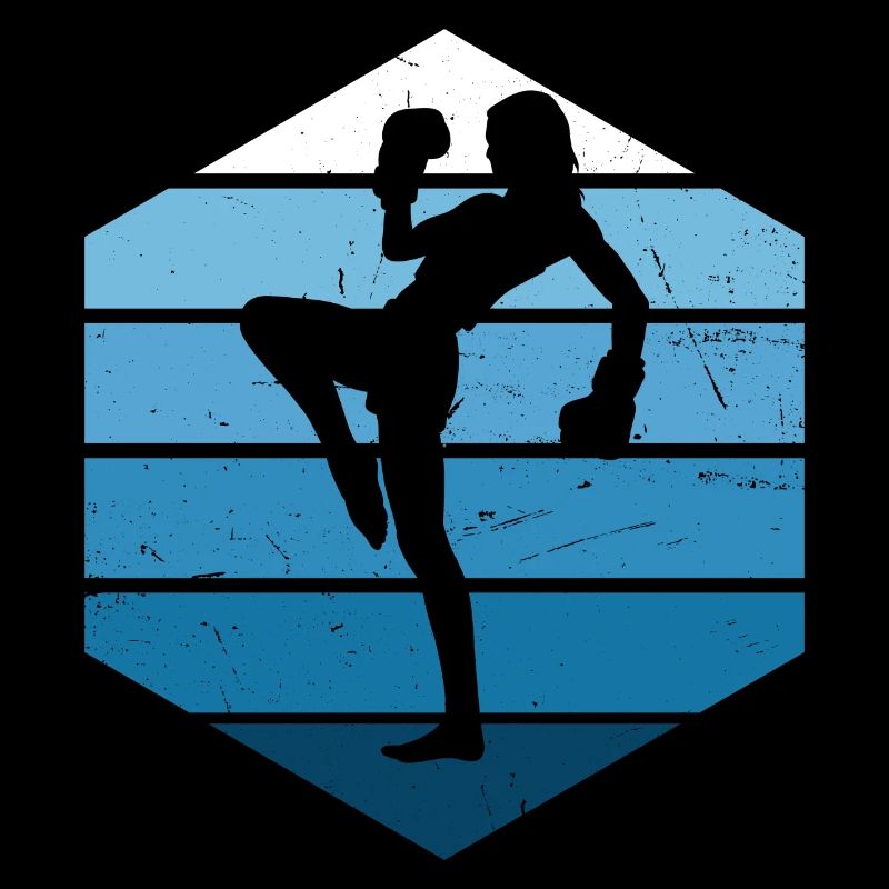 Kickboxer Damen Kickboxing Kickbox Kickboxen