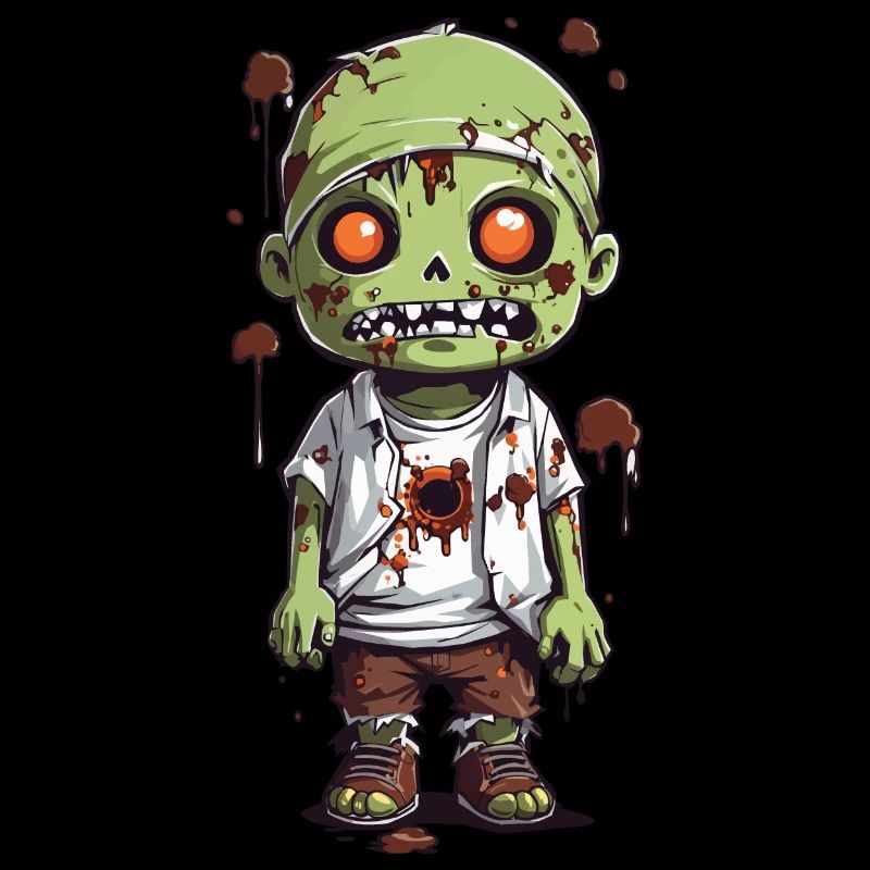 Mitternachts Zombie Spaß an Halloween