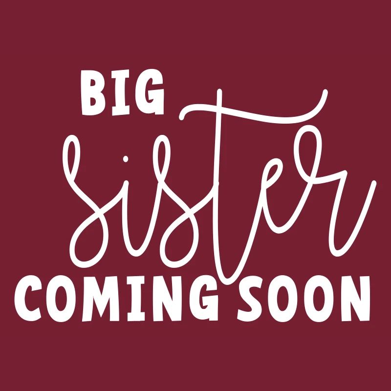 Große Schwester kommt bald. Wird bald große Schwester sein