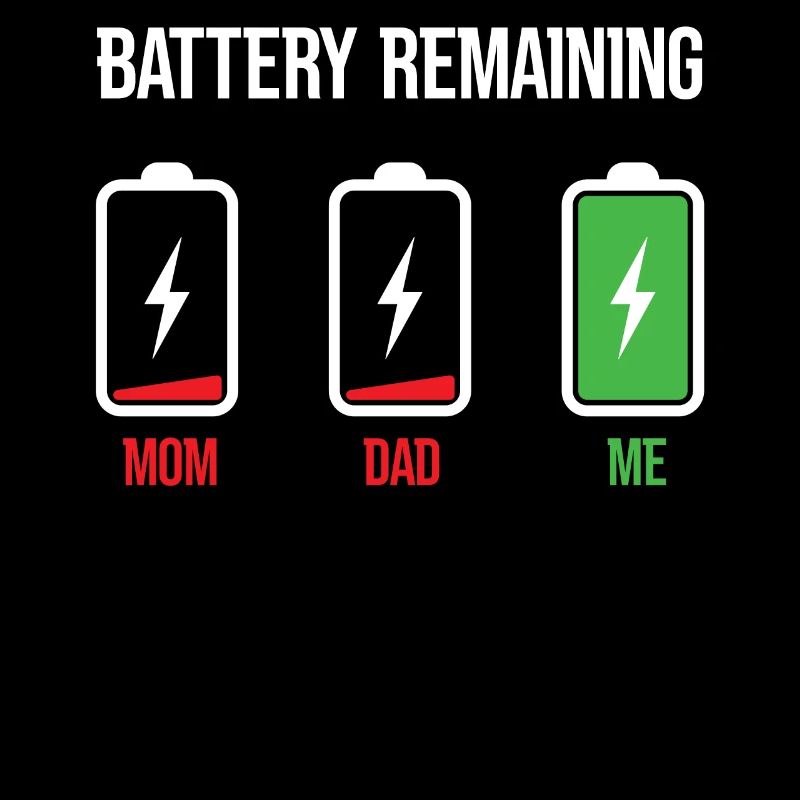 Battery remaining mom dad I full battery