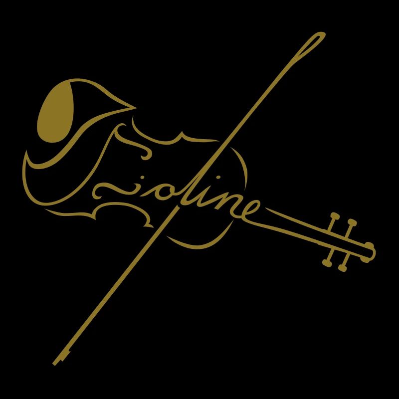 Violine mit Bogen