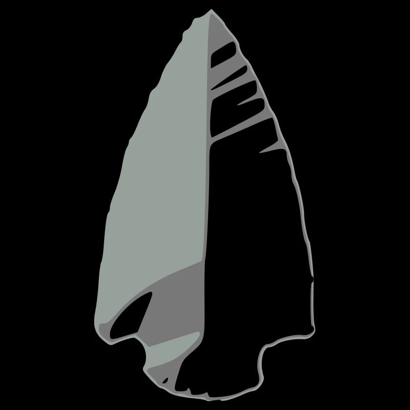 flint arrowhead indian