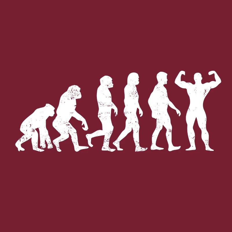 Muskelmann Evolution geschenk bodybuilder maschine