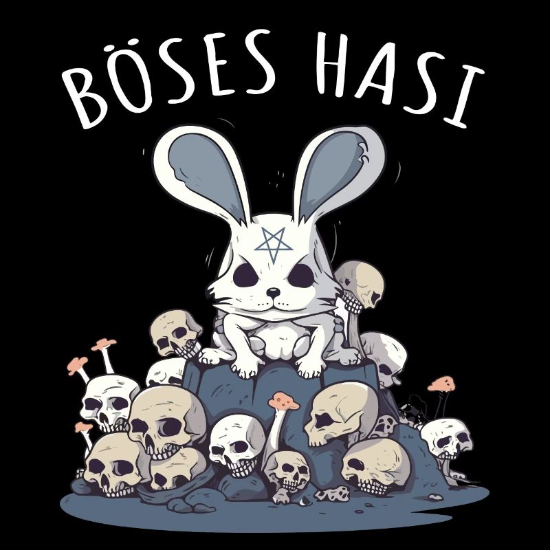Pastel Goth Böses Hasi Pentagramm