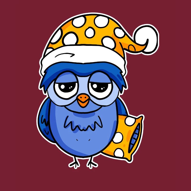 Early riser owl sleeping