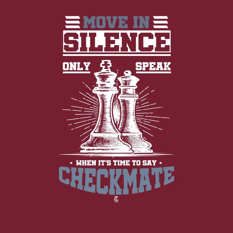 Move In Silence Only Parler aux échecs du compagnon