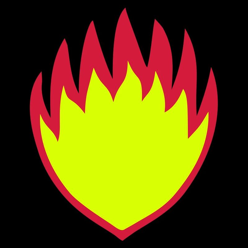 Fire Shield Crest Symbol