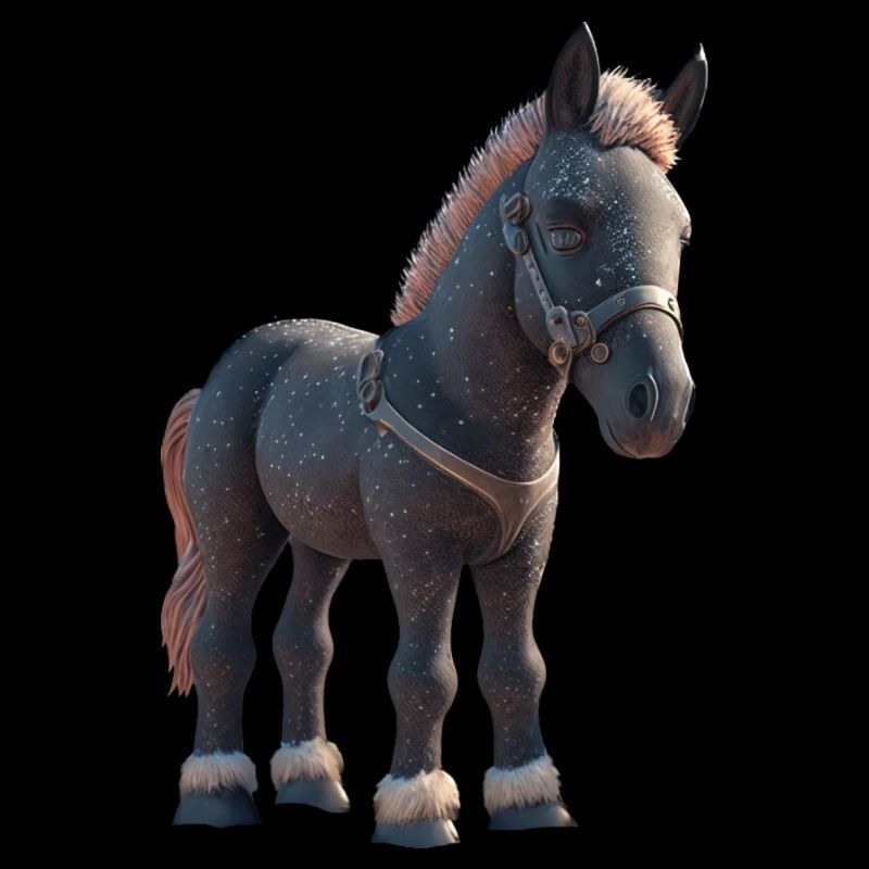 Cheval de dessin animé