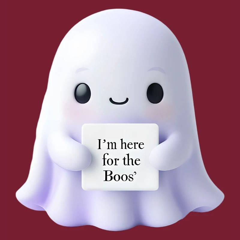 Halloween Spruch Geist Geschenkidee