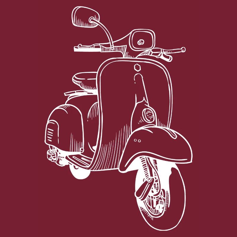 Dessin scooter classique