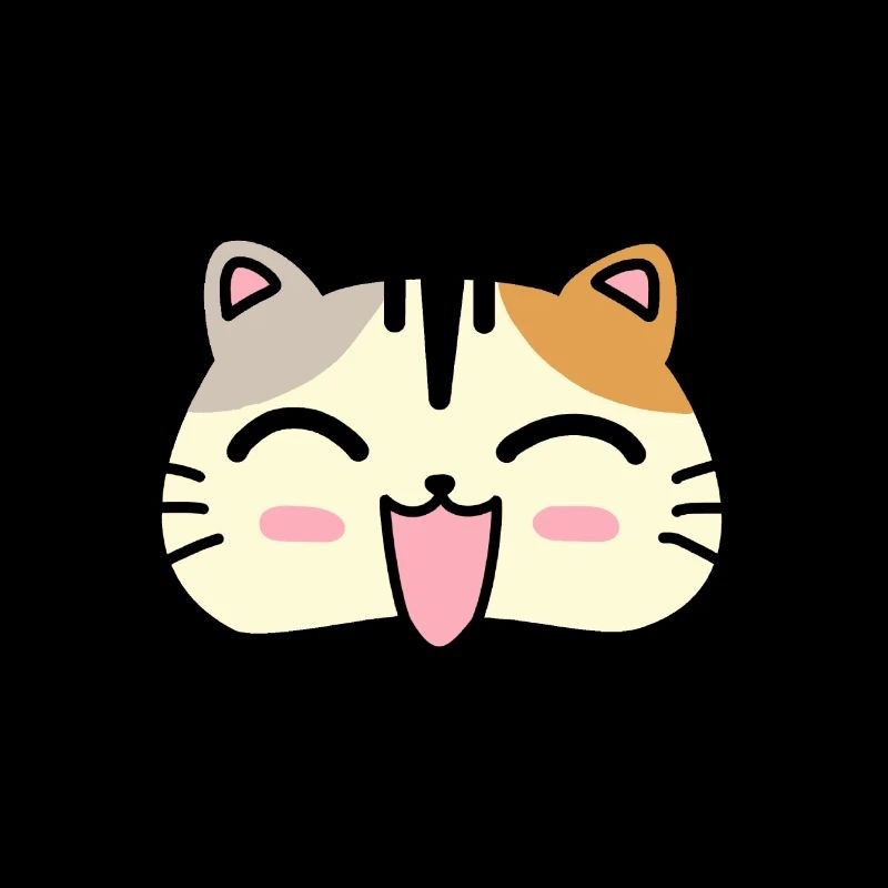 Chat visage rire