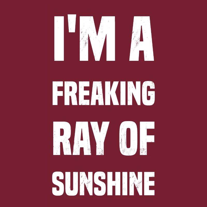 Je suis un rayon de soleil effrayant