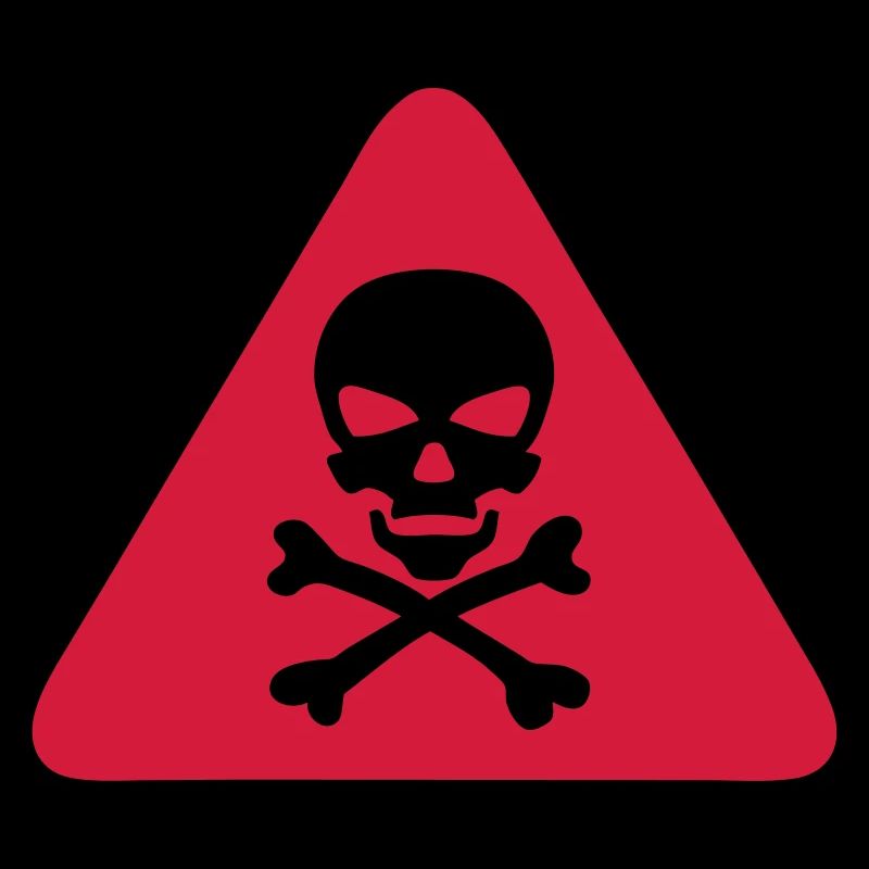 skull danger triangle panel 280)